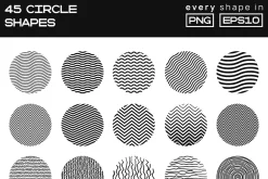 200 Geometric Shapes Vector Design