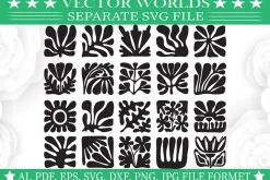 Geometric Svg, Retro, Modern Svg