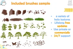 Ghibli Inspired Nature Brushes 2