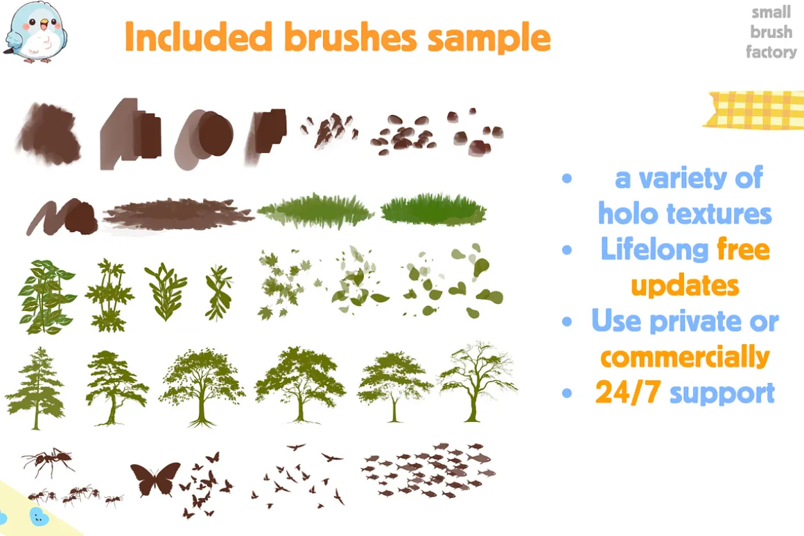 Ghibli Inspired Nature Brushes 2