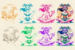 Ghost Drum • Risograph (Photoshop)
