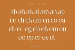 Giarek - Ligature Serif Font