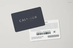 Gift Card Mockup Set