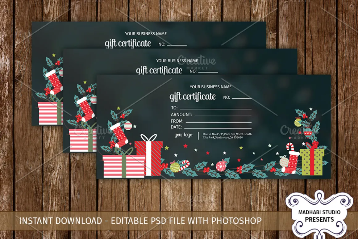 Gift Certificate Template