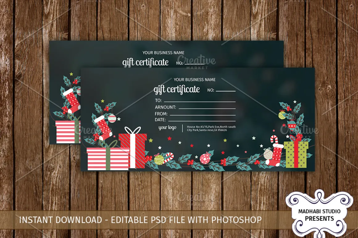 Gift Certificate Template