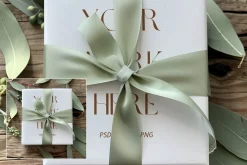 Gift Wrap Mockup Sage - WR003 -01