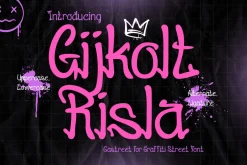 Gijkolt Risla - Street Graffiti Font