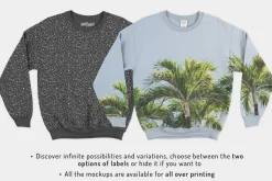 Gildan Crewneck Sweatshirt Mockups