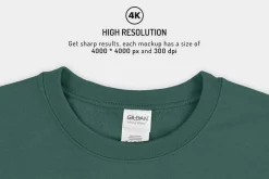 Gildan Crewneck Sweatshirt Mockups
