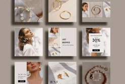 GINA Canva Templates Fashion Jewelry