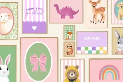 Girls Nursery Prints Bundle