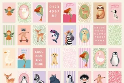 Girls Nursery Prints Bundle