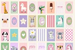 Girls Nursery Prints Bundle