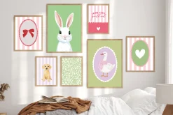 Girls Nursery Prints Bundle
