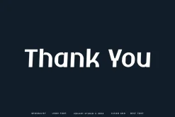 Glafont - Minimal Logo Font
