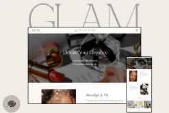 Glam E-Commerce Squarespace Template