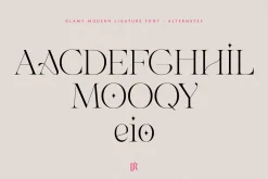 GLAMY - Ligature Rich Serif
