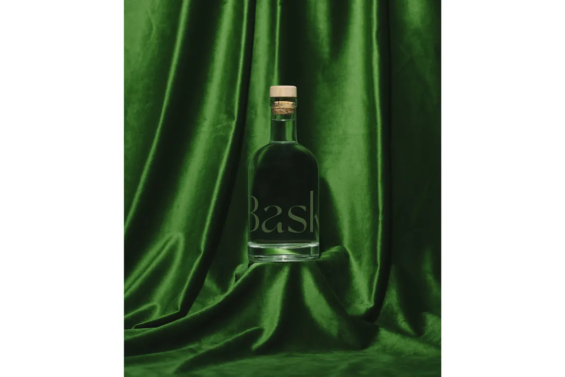 Glass Liquor Bottle Mockup No. 5