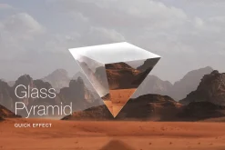 Glass Pyramid Distortion Effect