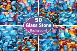 Glass Stones Background