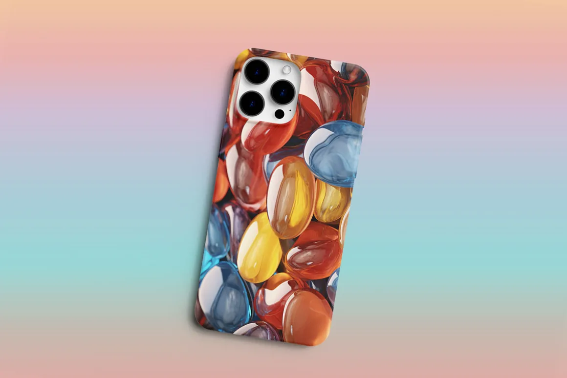 Glass Stones Background