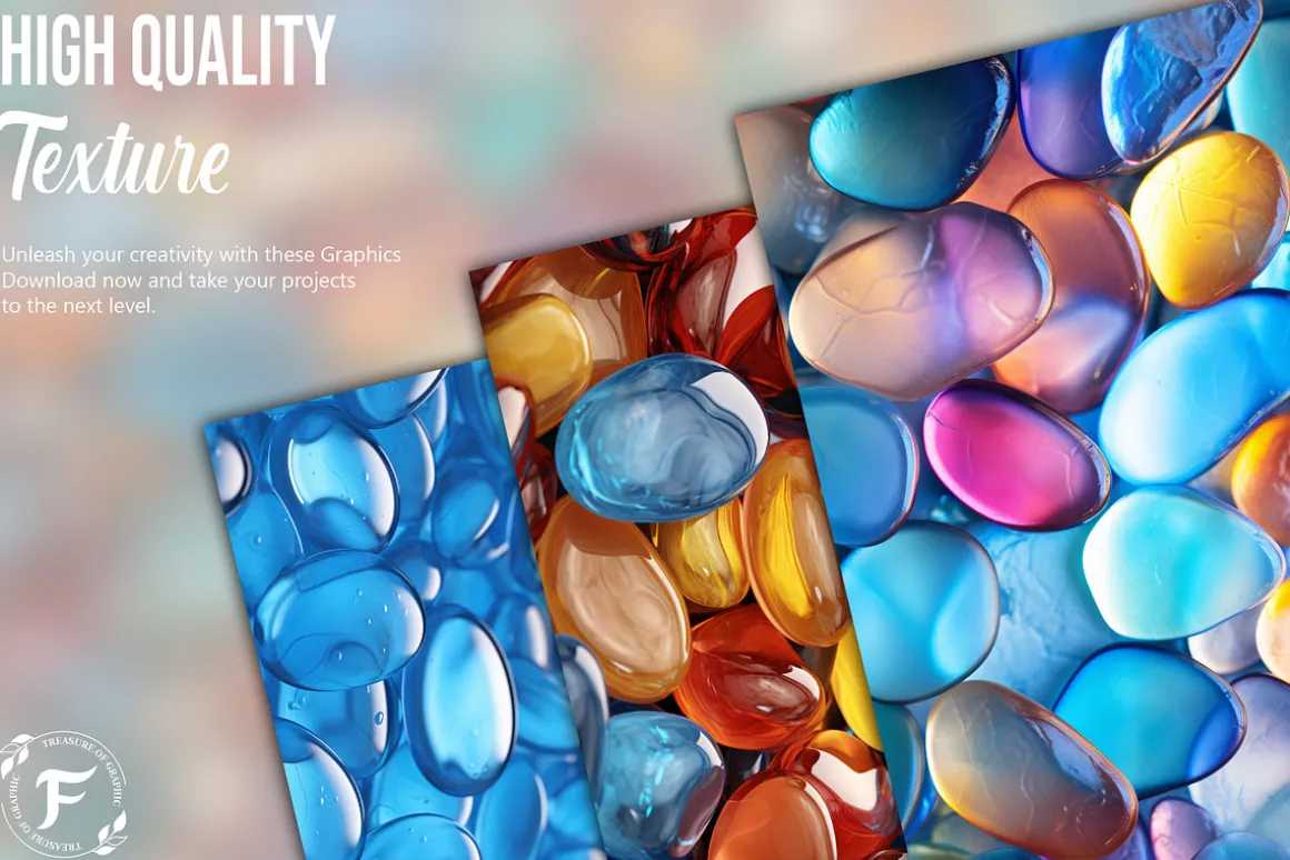 Glass Stones Background