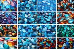 Glass Stones Background