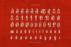 Glendork | Blackletter Typeface