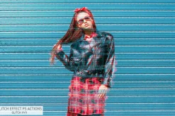 Glitch Effect Photoshop Actions
