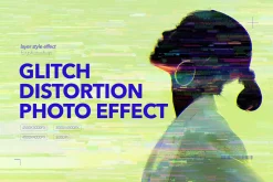 Glitch Distortion Photo Effects