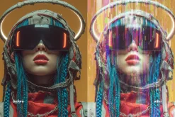 Glitch Distortion Photo Effects