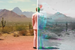 Glitch Distortion Photo Effect