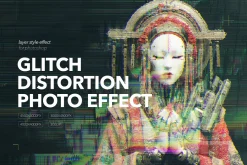 Glitch Distortion Photo Effects