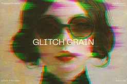Glitch Grain Photo Effect