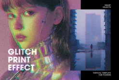 Glitch Print Photo Effect