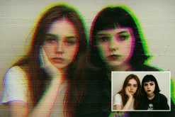 Glitch Retro Photo Effect Template