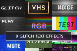 Glitch Text Effects