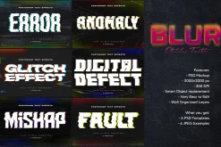 Glitch Text or Logo Effects