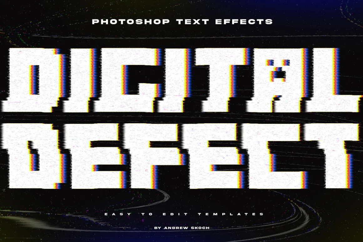 Glitch Text or Logo Effects