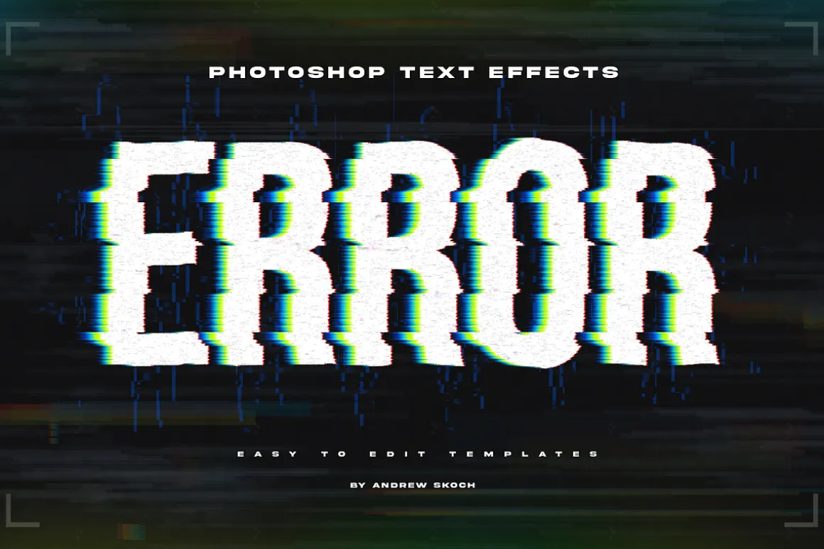 Glitch Text or Logo Effects