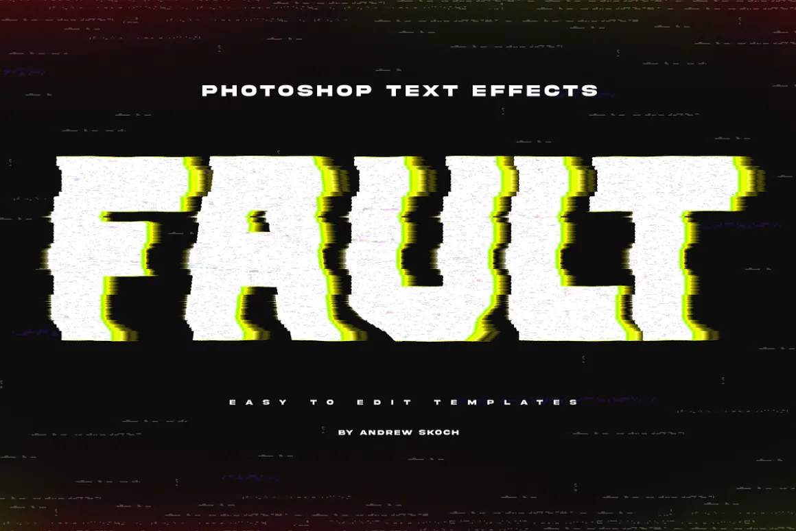 Glitch Text or Logo Effects