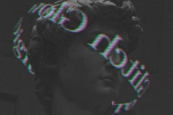 Glitch VHS Text Effect