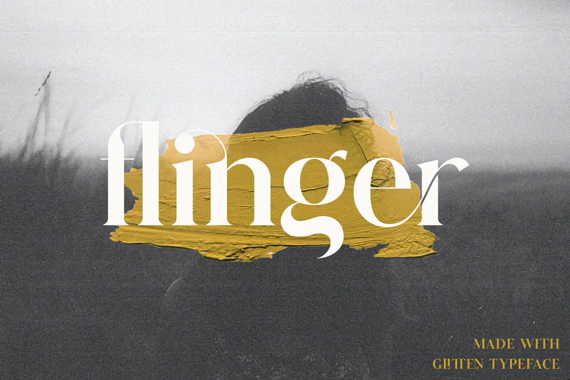 Glitten || Ligature Serif Font