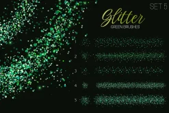 25 Glitter Brushes for illustrator
