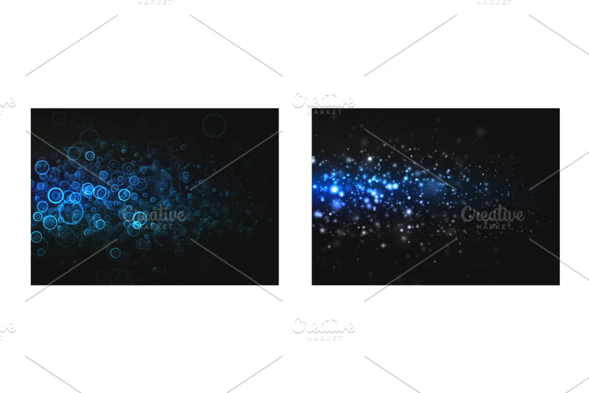 Glitter lights effects backgrounds