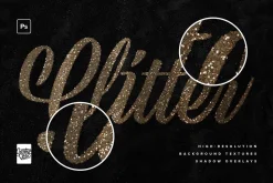 Glitter Photoshop Text Effects Pack