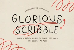 GLORIOUS SCRIBBLE | Handwritten Font