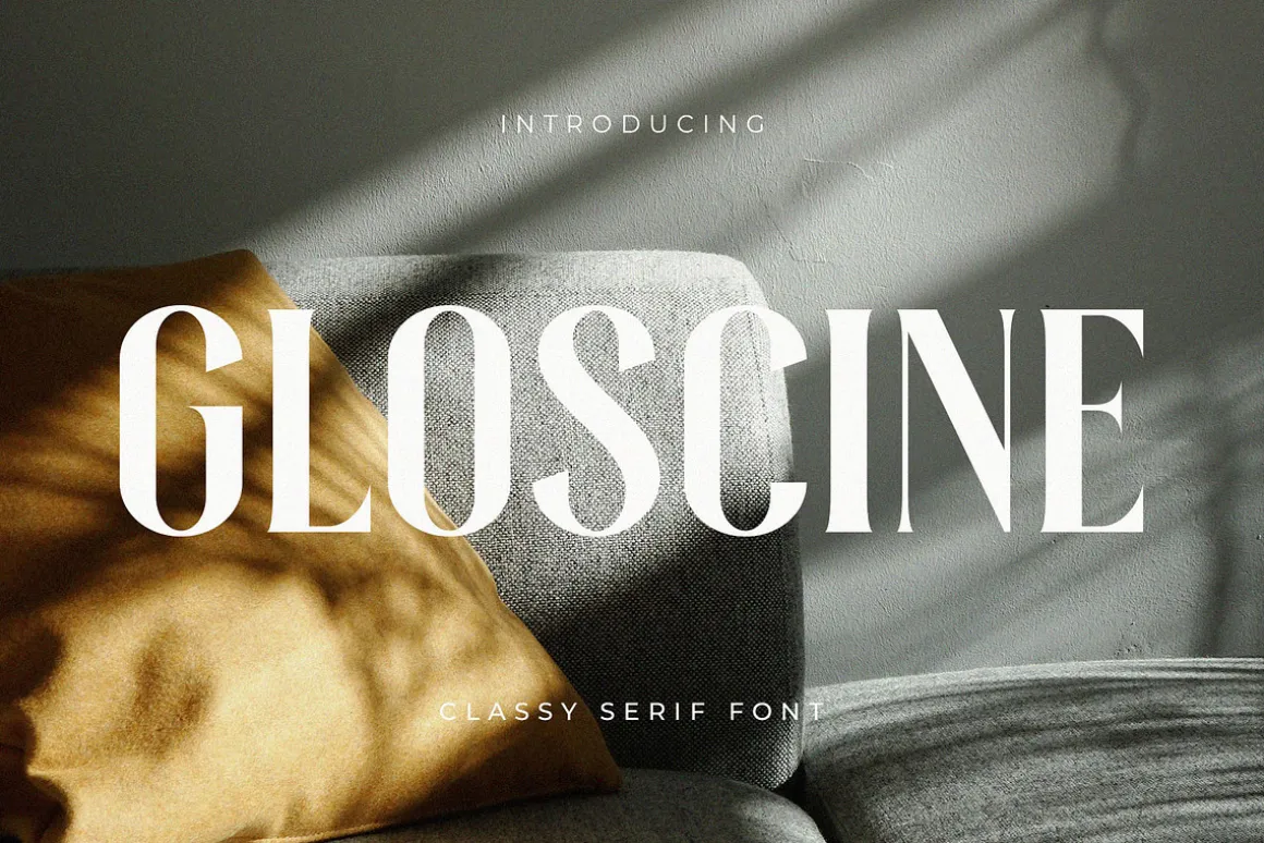 Gloscine – Classy Condensed Serif