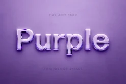 Glossy 3D Text Effects