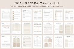 Goal Setting Planner Template